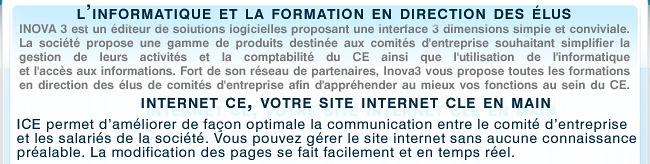 Tous nos produits ont &eacute;t&eacute; r&eacute;alis&eacute;s avec des  comit&eacute;s d&rsquo;entreprise et des partenaires proches. Nos formations sp&eacute;cialement con&ccedil;ues pour les CE.